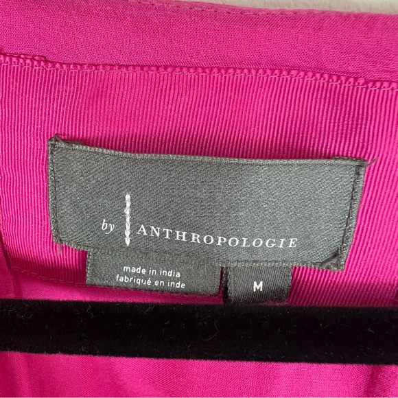 Anthropologie  The Katerina V-Neck Button-Front Midi Dress Size M - Picture 7 of 9